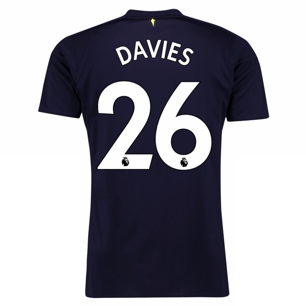 Camiseta Everton Tercera equipación Davies 2017-2018